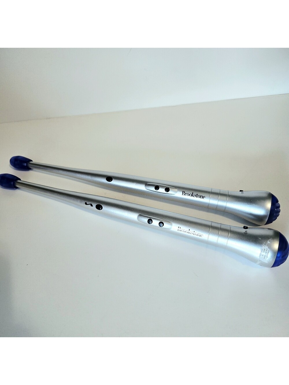 Brookstone Electronic Drumsticks Set Of Two, Good Condition & Working, No Box